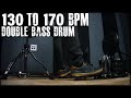 Playing from 130 to 170 bpm Double Bass Drum in the most comfortable way - James Payne