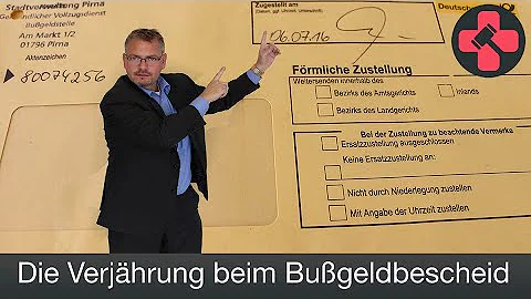 Kann Bußgeld verfallen?