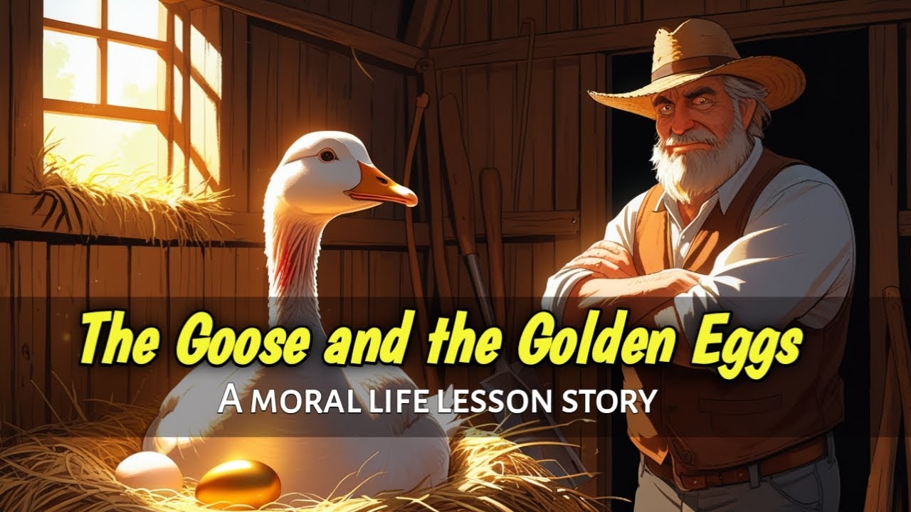 Goose and the Golden egg | moral story | english story for kids - YouTube