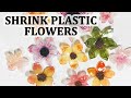 How to make shrink plastic flowers