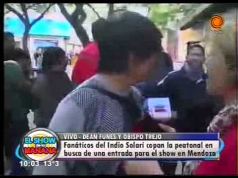 filas para comprar entradas para recital del Indio Solari ...