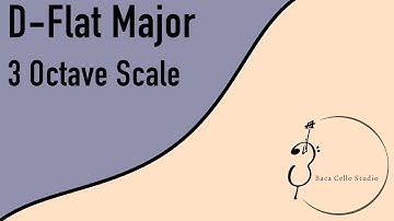 3 Octave Scales: D-flat Major