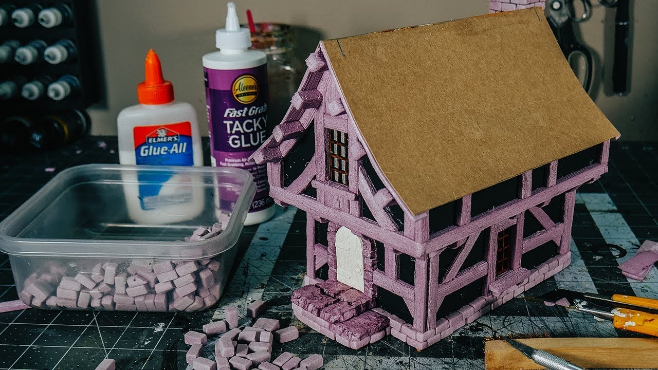 OC] Building a little xps foam house. : r/DnDIY