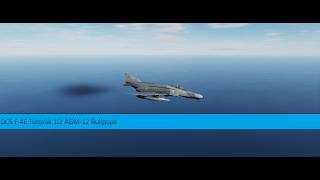 How to use AGM-12's in the F-4E
