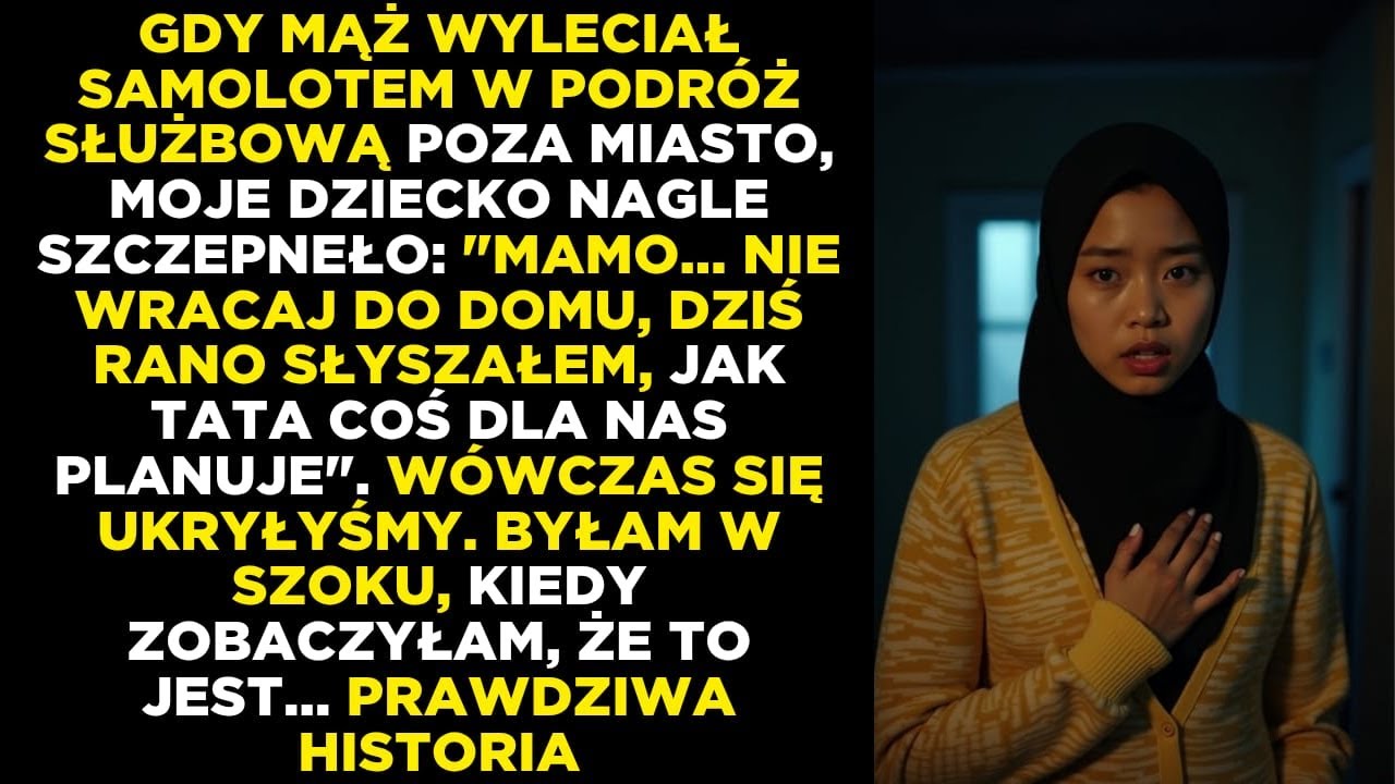 „Mamo, nie wracajmy do domu!” krzyknęło moje dziecko w panice. Byłam w szoku, gdy odkryłam plan męża