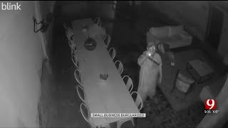 Police Search For Suspects Caught On Camera Breaking Into Oklahoma City Business