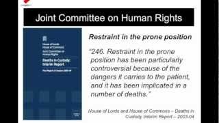 Prone Restraint, Human Rights and Corporate Manslaughter