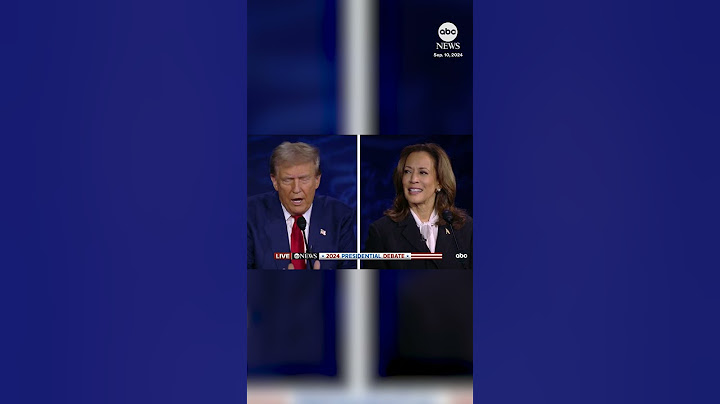 Donald Trump asked to address his comments on Kamala Harris' racial identity. #news #politics
