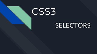 CSS beginner course - Selectors | CSS3 tutorial Part 1