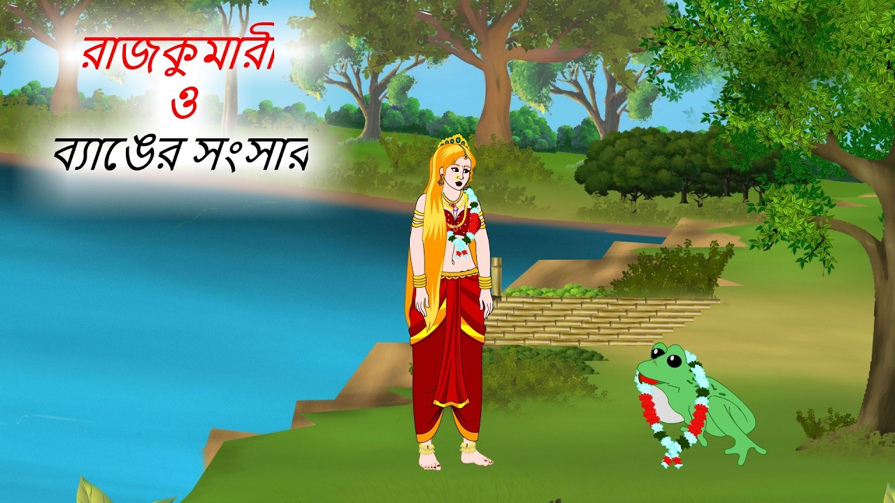 ব্যাঙ ও রাজকুমারীর সংসার | বাংলা কার্টুন | Bengali New Fairy Tails | Bangla Animation Golpo