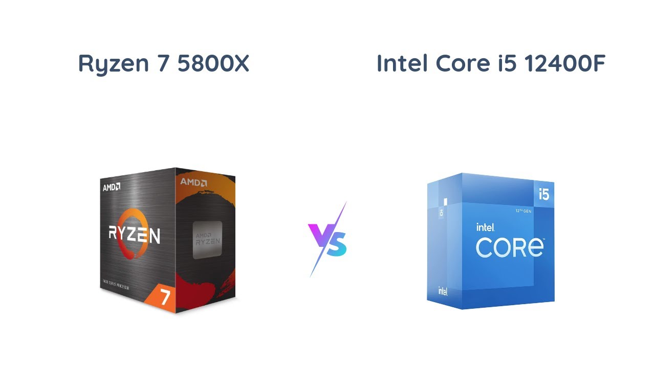 Amd ryzen 5 5600 vs i5 12400f