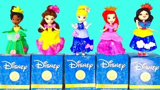 Disney Princesses Little Kingdom - Cinderella Tiana Belle Ariel Snow White & Mystery Mini Opening