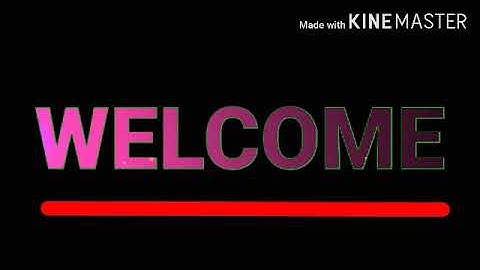 Welcome intro HD for youtube video | Copyright |  free | Tech Talk Asish