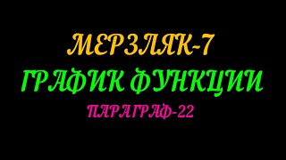 МЕРЗЛЯК-7 ГРАФИК ФУНКЦИИ. ПАРАГРАФ-22