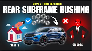 2020+ Ford Explorer Steeda Rear Subframe Bushing Inserts Part 555_4462