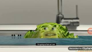 Annoying Orange Death Knife Attack Lettuce