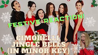 FESTIVE REACTION! Cimorelli, Jingle bells (In Minor Key) 🎄⛄️❄️🎅🏻🎼  #Cimorelli #FestiveReactions