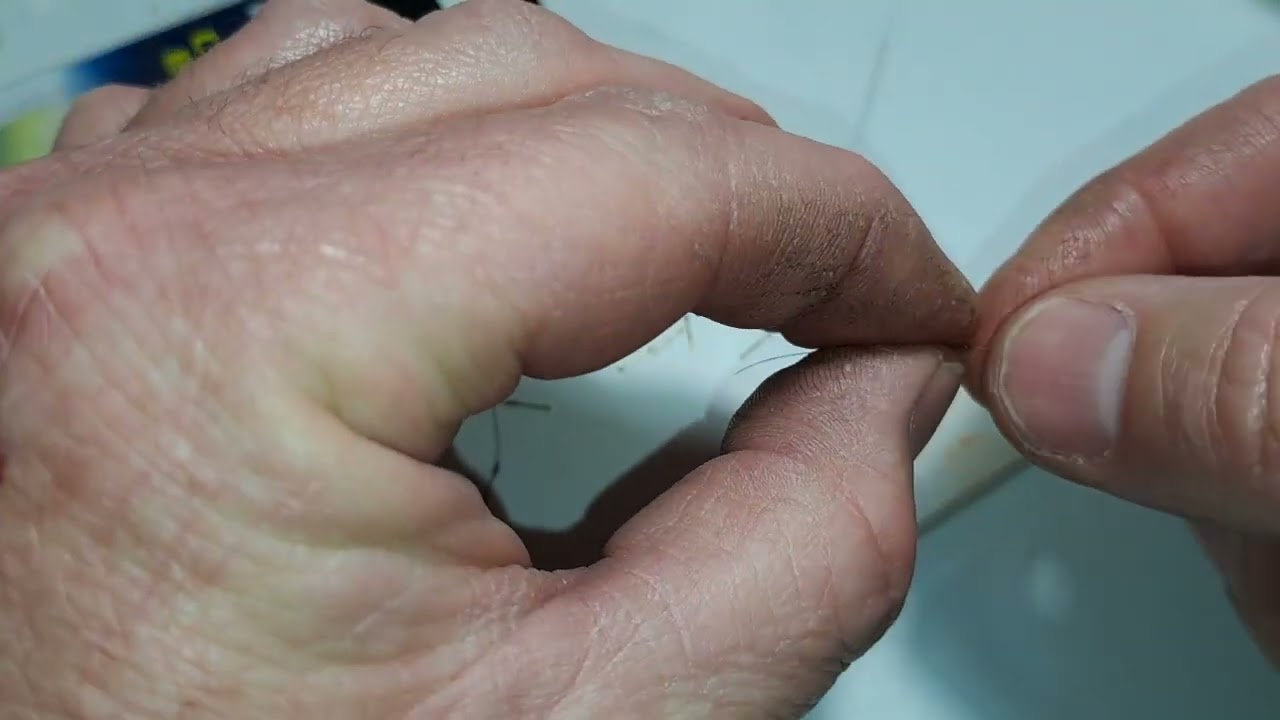 Csalitüske felkötése fonott hajszálra egyszerűen