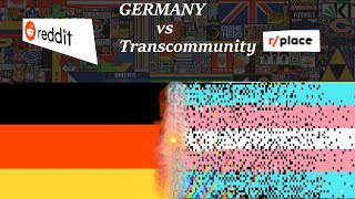 r/place MOST EPIC BATTLE: GERMANY VS LGBTQ  Community