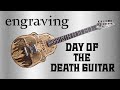 building a skull guitar (dia de muertos guitar)