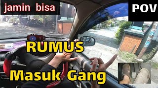 Rumus Mobil Masuk Gang Kecil | Dijamin Pas, Anti Mundur Mundur Club #TUTORIAL_MENGEMUDI