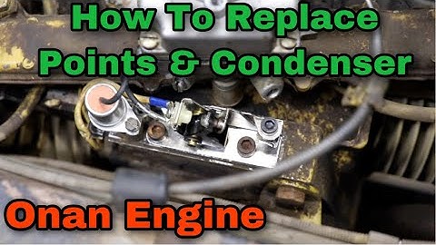 How To EASILY Replace ONAN Points & Condenser