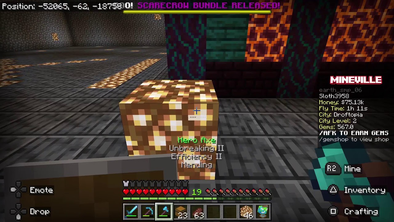 Minecraft Mineville Server Earth SMP - YouTube