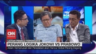 Seru! Debat Rocky Gerung Vs Adian Napitupulu Soal Perang Logika Jokowi - Prabowo