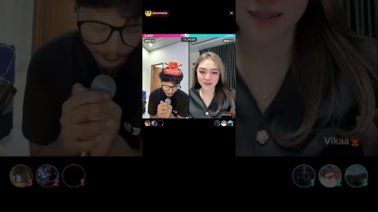 Live Tiktok Terbaru Jasun Dan Vika 2025 🤍🥳 #jasunbiber #jasunmarju 