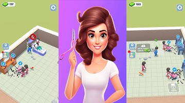 Hair Salon Manager Gameplay Mobile Game Walkthrough All Levels Android Ios #1