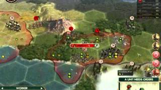 Civilization 5 Poland LP - Part 4 - This. Is. Spar... I mean, WARSAW!