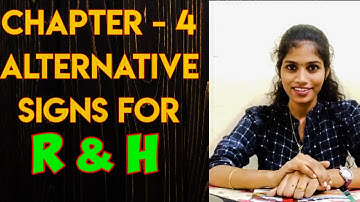 English Shorthand for beginners| Shorthand Chapter - 4| Alternative signs for R and H| Grammalogues