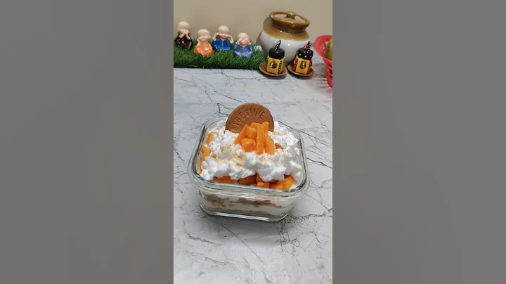 No-Bake Mango Pie with Fresh Mangoes | Quick Summer Dessert #mango  #dessert  #easydessert