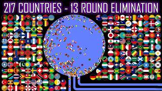 217 Countries - 13 Round Marble Eliminations | WORLD MARBLE RACE #118 screenshot 4