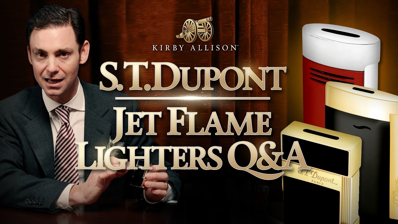 Everything You Need to Know About S.T. Dupont Jet Flame Lighters! | Kirby Allison Q&A