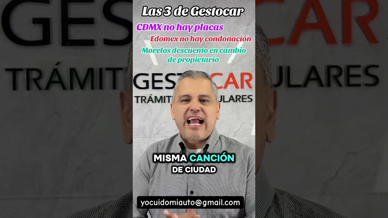 Las 3 de Gestocar para tus #autos #cdmx