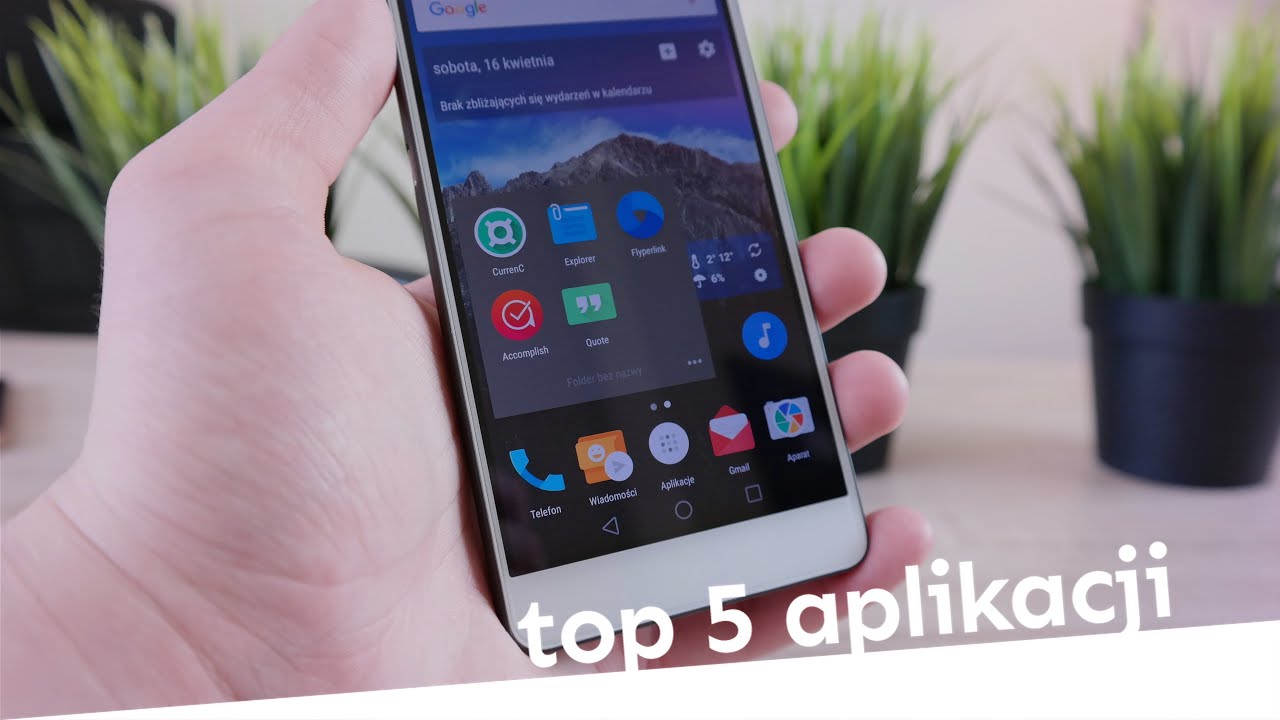 Top 5 aplikacji na Androida - Kwiecień 2016 - YouTube