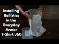 How To Install Ballistic Panels in the Everyday Armor T-Shirt 360