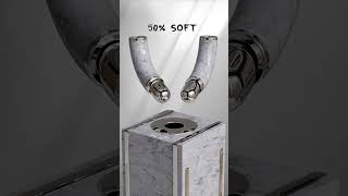 0% vs 100% Pipe x Cylinder Soft Body 3D Simulation