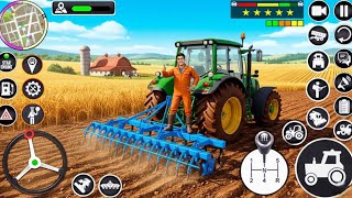 Modern Tractor Farming Driving Simulator 3D - Village Farm Sim Games - Android Gameplay screenshot 4