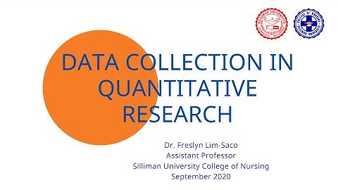Data Collection in Quantitative Research