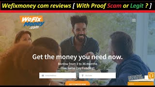 Wefixmoney com reviews [ With Proof Scam or Legit ? ] ! Wefixmoney ! Wefixmoney Reviews