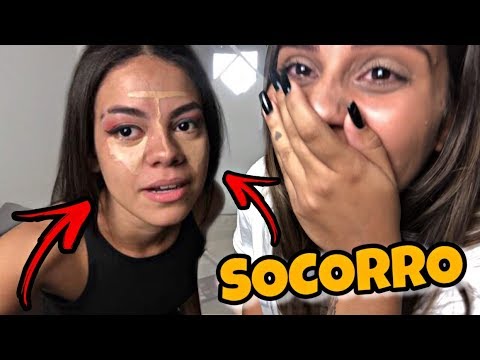 SE ARRUME COMIGO PRO MEU ANIVERS&Aacute;RIO 🎂😂 *fui na pior maquiadora da minha cidade NOVA IGUA&Ccedil;U*