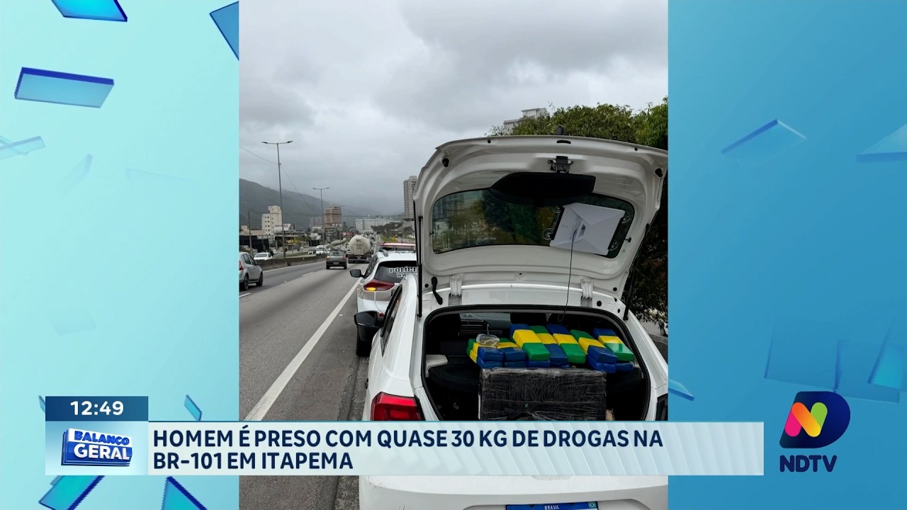Giro de ocorrências: prisões por drogas, incêndio e julgamento em SC