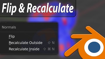 Flipping & Recalculating Normals In Blender!