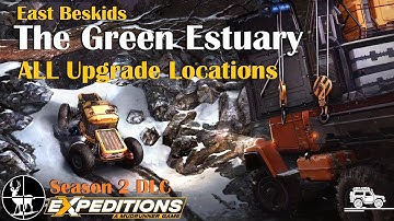 The Green Estuary | ALL Upgrade Locations | Free Roam | Expeditions MudRunner | Season 2