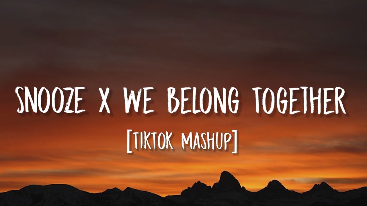 Snooze x We Belong Together (Lyrics) (TikTok Mashup) allierock