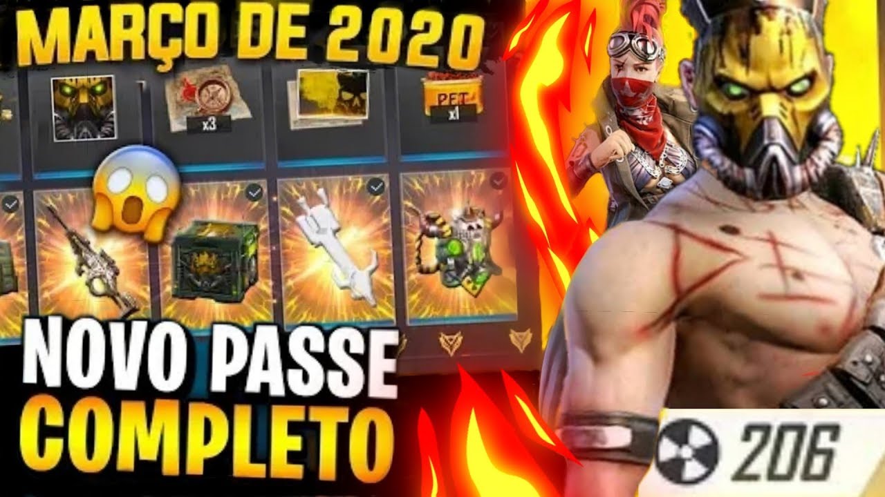 Vazou😱 Todos Os Itens Do Passe De Elite MarÇo 2020 No Free Fire Passe