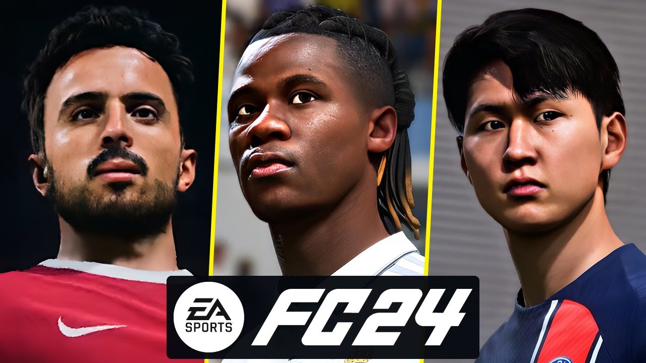 FC 24 vs FIFA 23 Faces #FC24 #eafc24 #fc #EASportsFC #fifa24