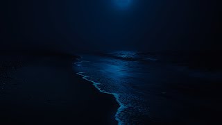 Soft Sea Waves at Night for Restful Sleep | Peaceful Ocean Waves to Fall Asleep and Soothe Your Mind